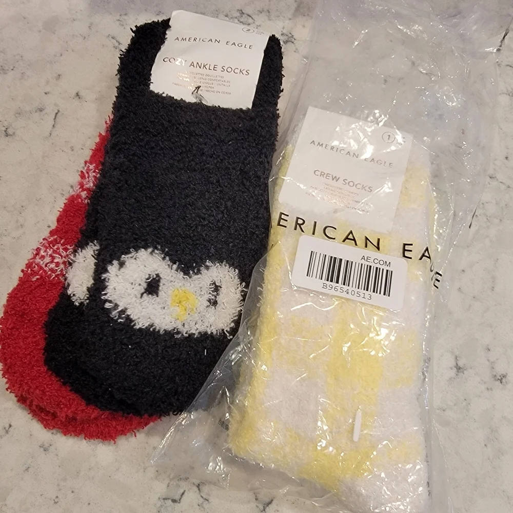 American Eagle Cozy Socks Ankle & Crew NWT!